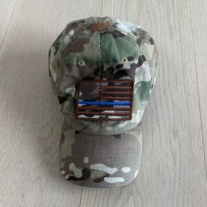 Blackhawk Camouflage Cap with Flag Patch